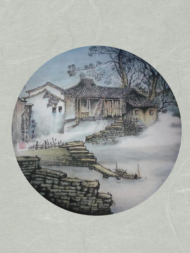 故乡月影