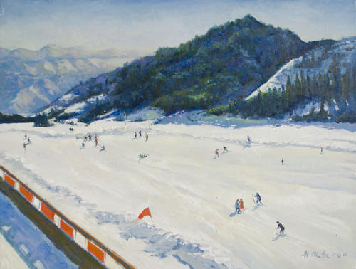 冬日滑雪场